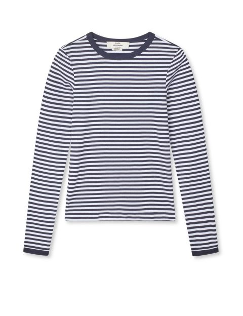 Langarmshirt - Grace Stripe June, LS, Sky Captain-White