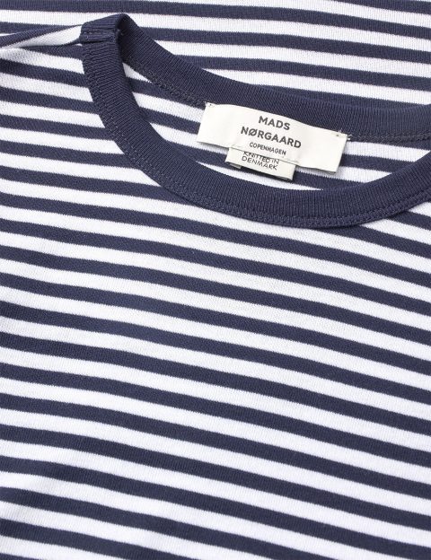 Alternative view of T-shirt - Grace Stripe June, LS, Black-White