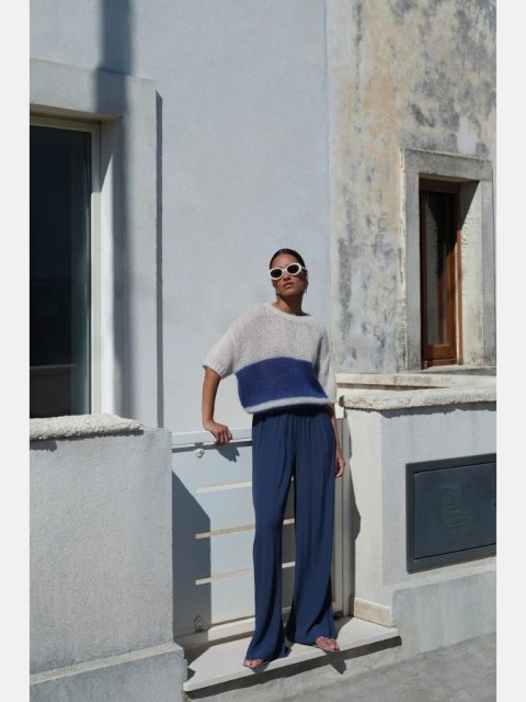 Alternative view of Pullover - Nino vintage stripe, navy stripe