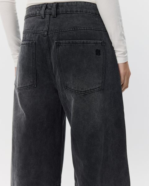 Alternative view of Barrel Jeans - TomarSW, Black Wash