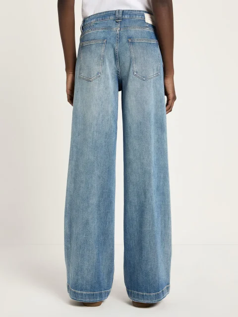 Alternative view of Jeans - Marlenejeans GOTS, stonewash blue denim