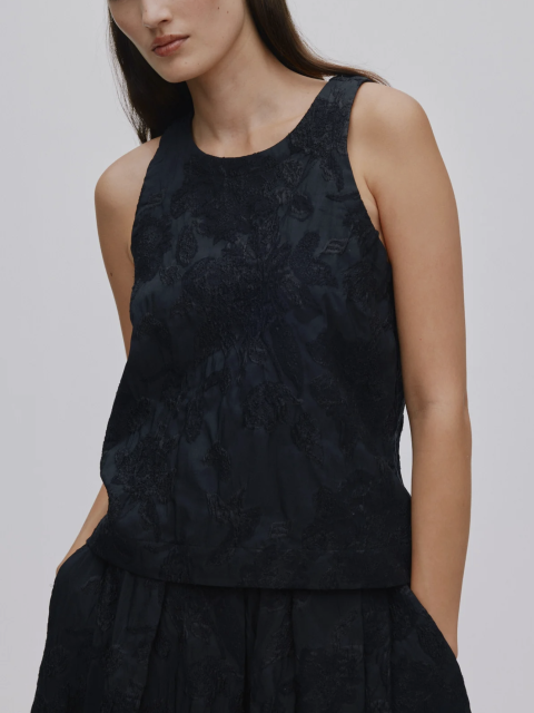 Top - Piper, Pirate Black