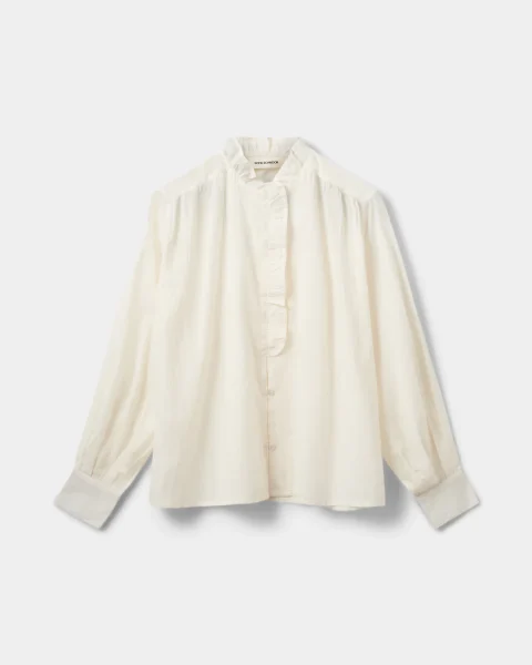 Alternative view of Bluse - EdnaSW Frilled Placket Shirt, White