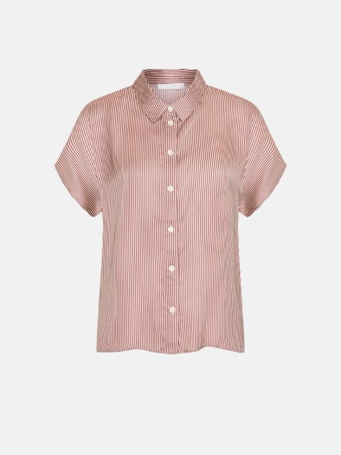 Alternative view of Bluse - Karly viscose stripe, wine stripe