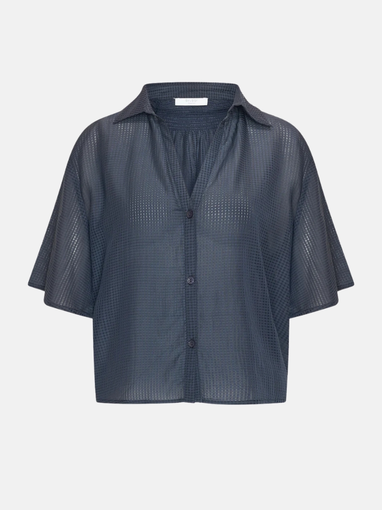 Bluse - Kick, navy blue