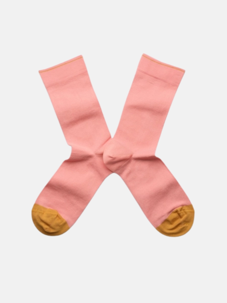 Socken - Plain Peach Pink