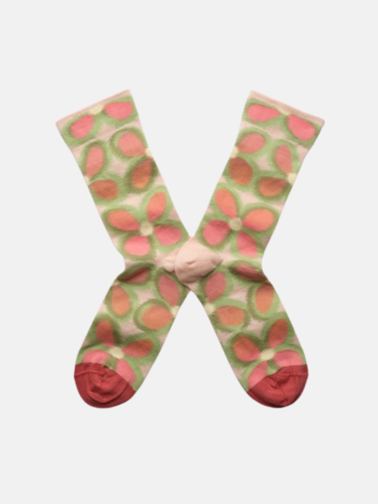 Socken - Rosebud Flower