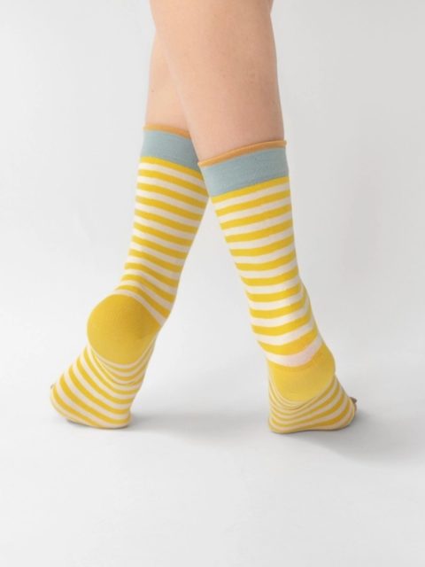 Alternative view of Socken - Stripe Sulfur