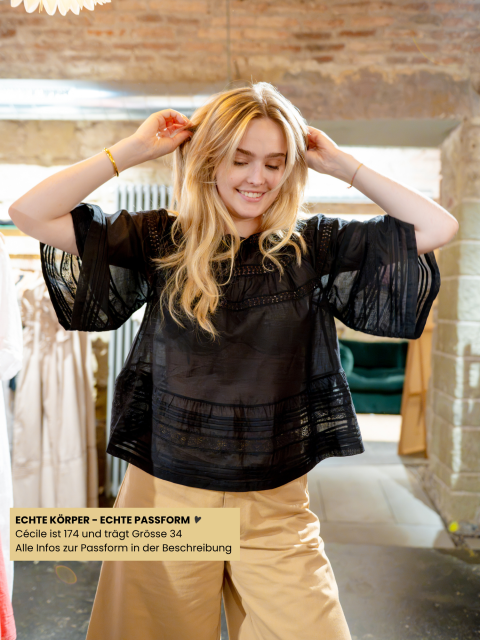 Alternative view of Bluse - Lyndsey, Black