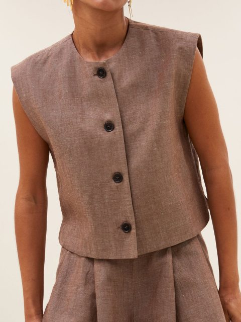 Gilet - Nori gironi, iced coffee