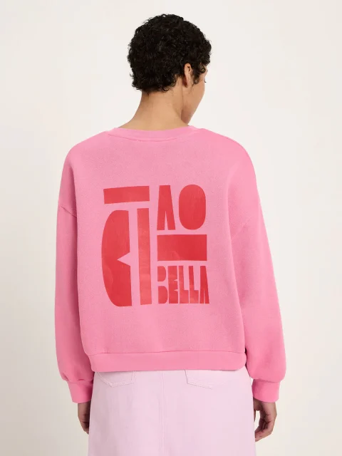 Alternative view of Pullover - Sweatshirt GOTS, bright orchid