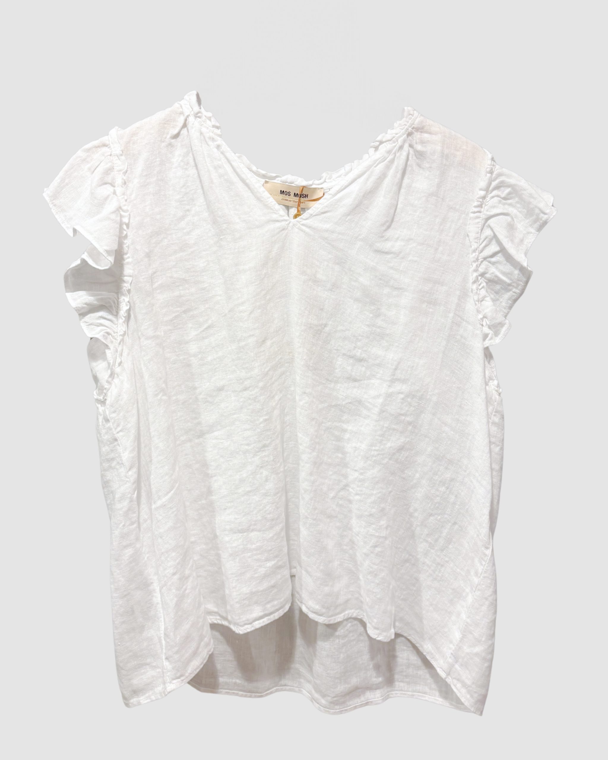 Bluse - MMTea Linen, White