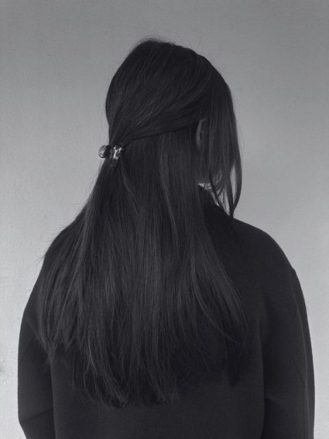 Alternative view of Haarspange - Mini Ace Claw, Dark Chocolate MOP