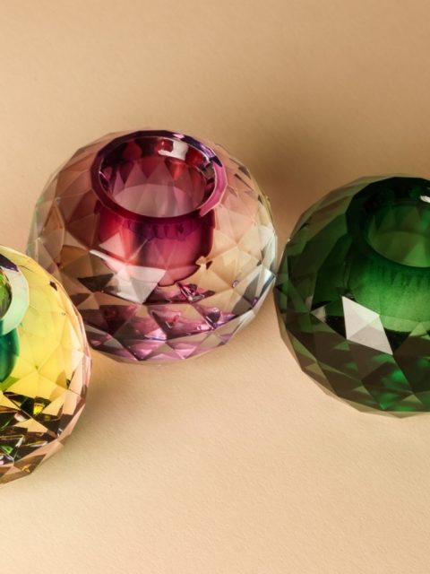 Alternative view of Kristallhalter - Blau Ombre