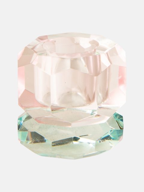 Kristallhalter - Hellrot / Hellminze