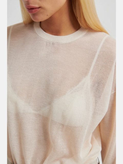 Alternative view of Pullover - Sallie Knit, Pumice Stone