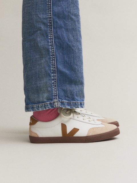 Sneakers – Volley, O.T. Leather, White Tent Bark (4)