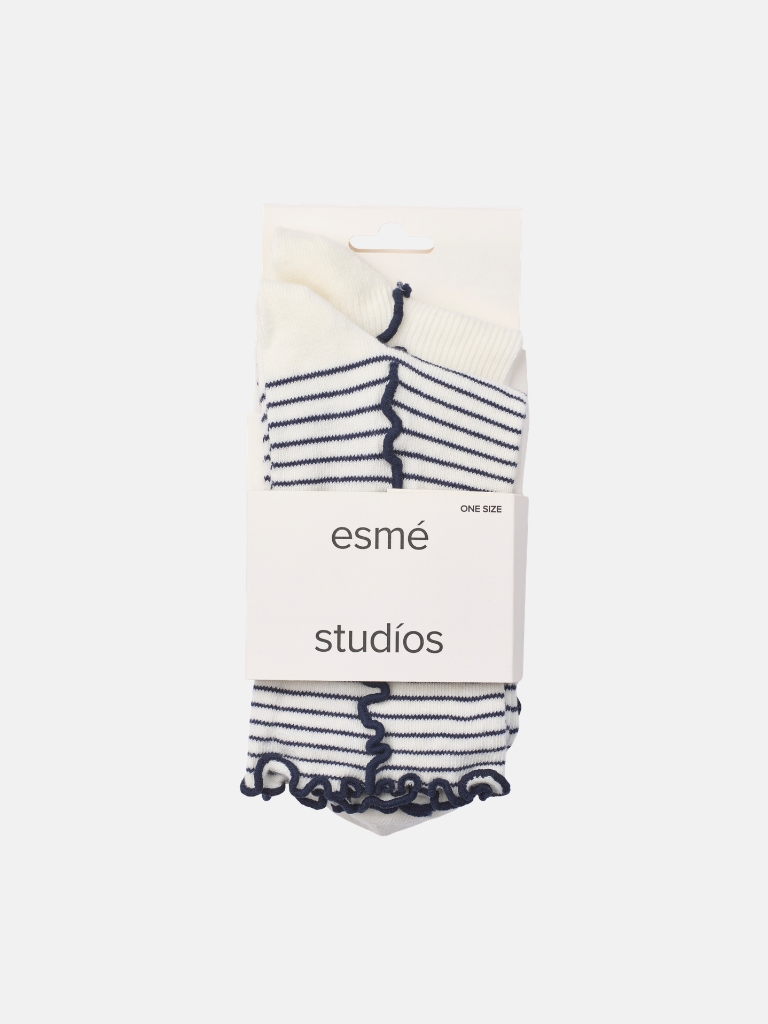 Socken - ESNinel 2-pak, Pristine / Dark Sapphire