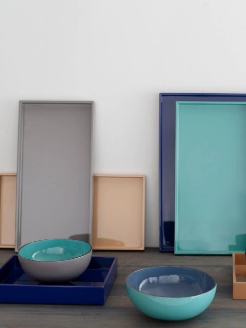 Alternative view of Tablett - Lack, 32x16, Slate