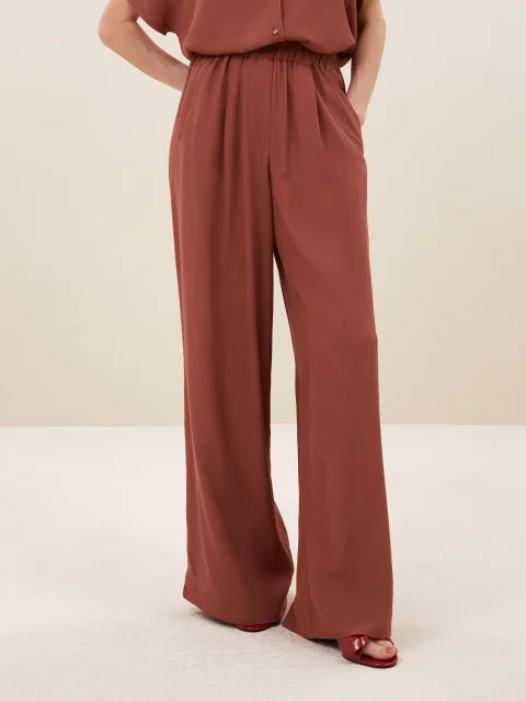 Hosen - Benji Viscose, Rustic Sienna