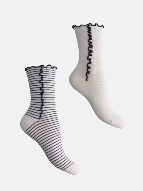 Socken - ESNinel 2-pak, Pristine / Dark Sapphire