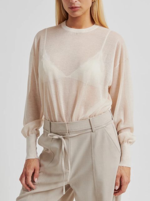 Pullover - Sallie Knit, Pumice Stone