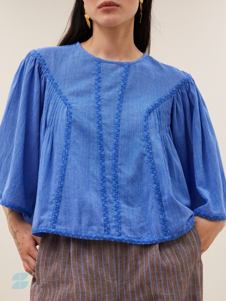 Bluse - Davin Athia, Sapphire Blue