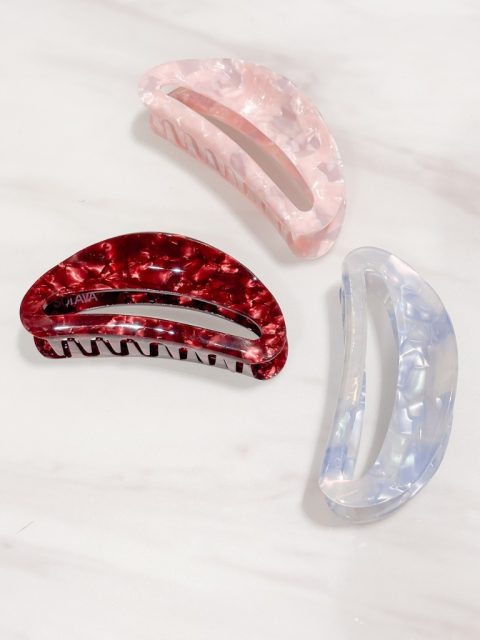 Alternative view of Haarspange - Theresa Elegance Big, Bordeaux