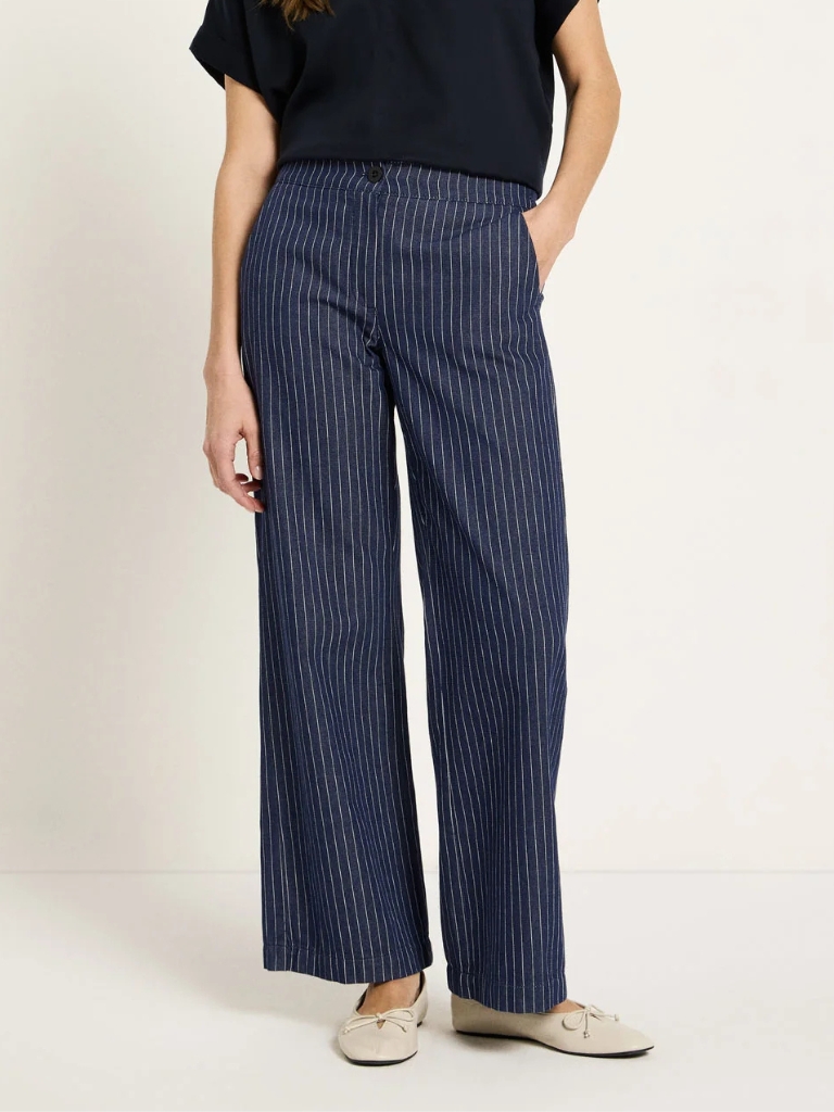 Hose - Streifen-Marlene GOTS, Blue/White