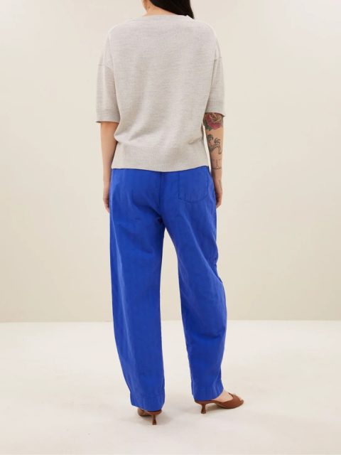 Alternative view of Pullover - Holly SS, Light Grey Melee