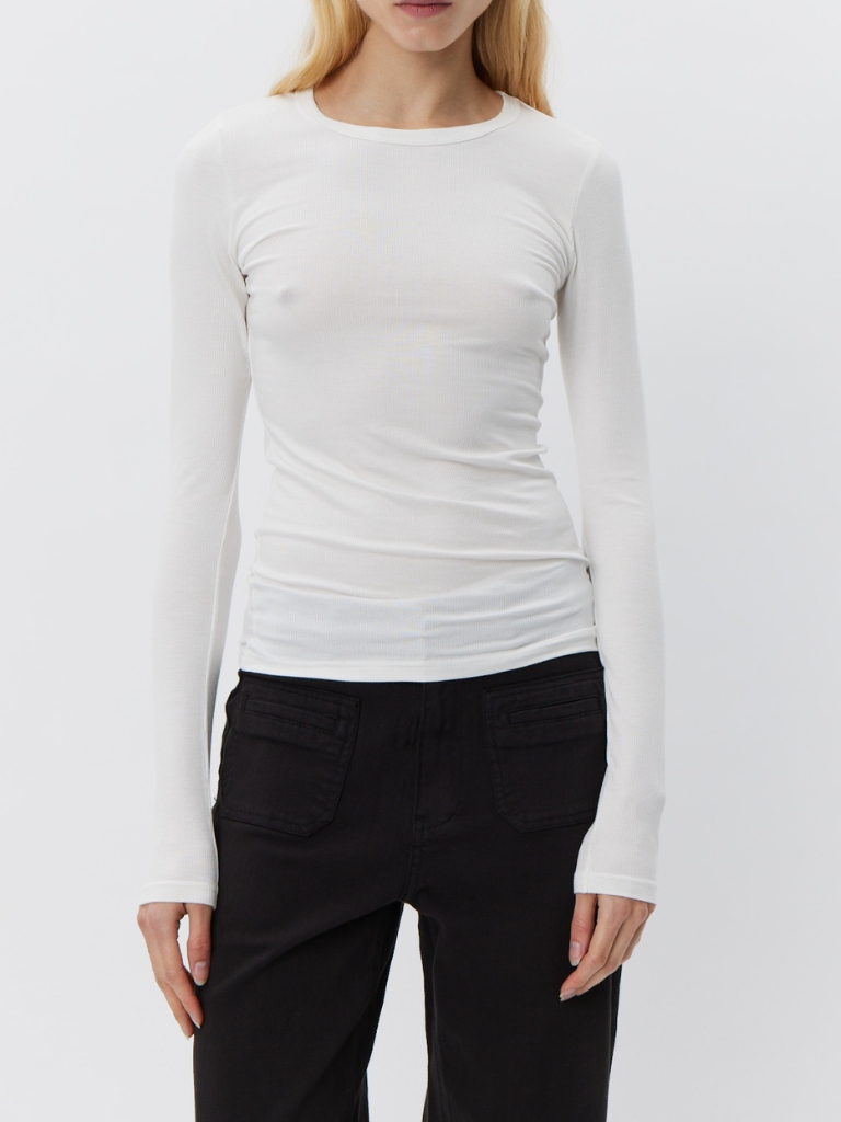 Shirt - PetriciaSW, Long Sleeve, White