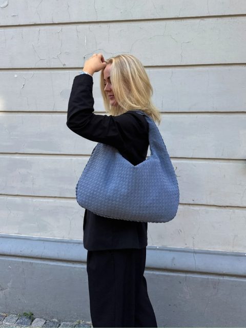 Alternative view of Tasche - Charlotte Faux Suede, Denim Blue