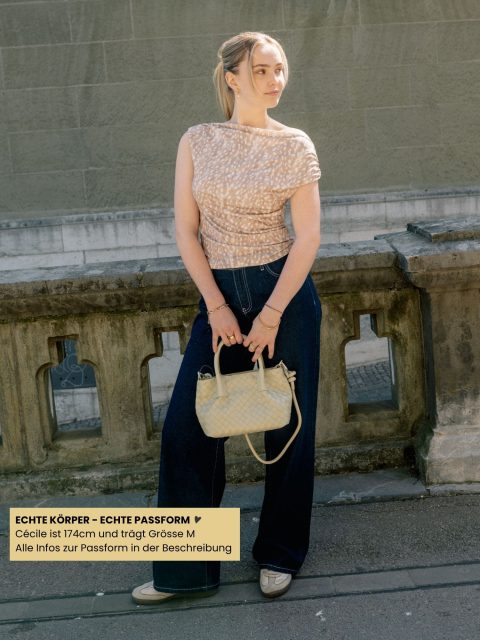 Alternative view of Top - Sandy Drop Shoulder, Beige Bambi