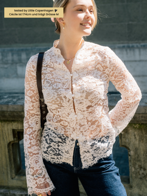 Alternative view of Shirt - Jolene Lace, Off White