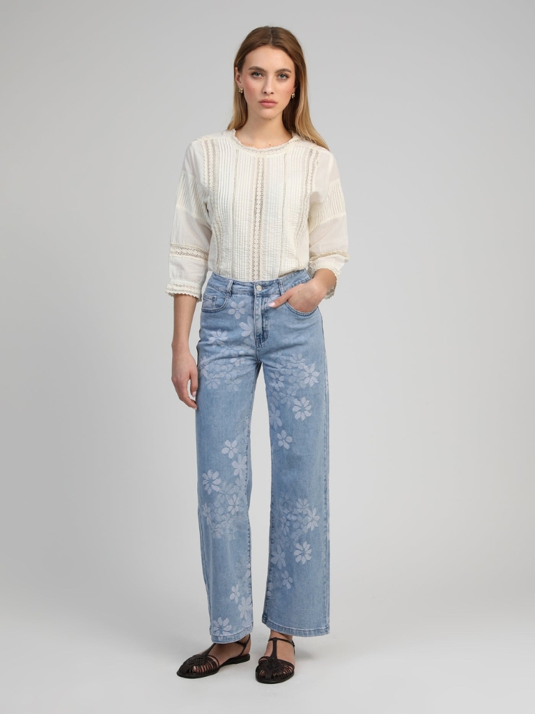Bluse - Samilou, Ecru – Bild 3