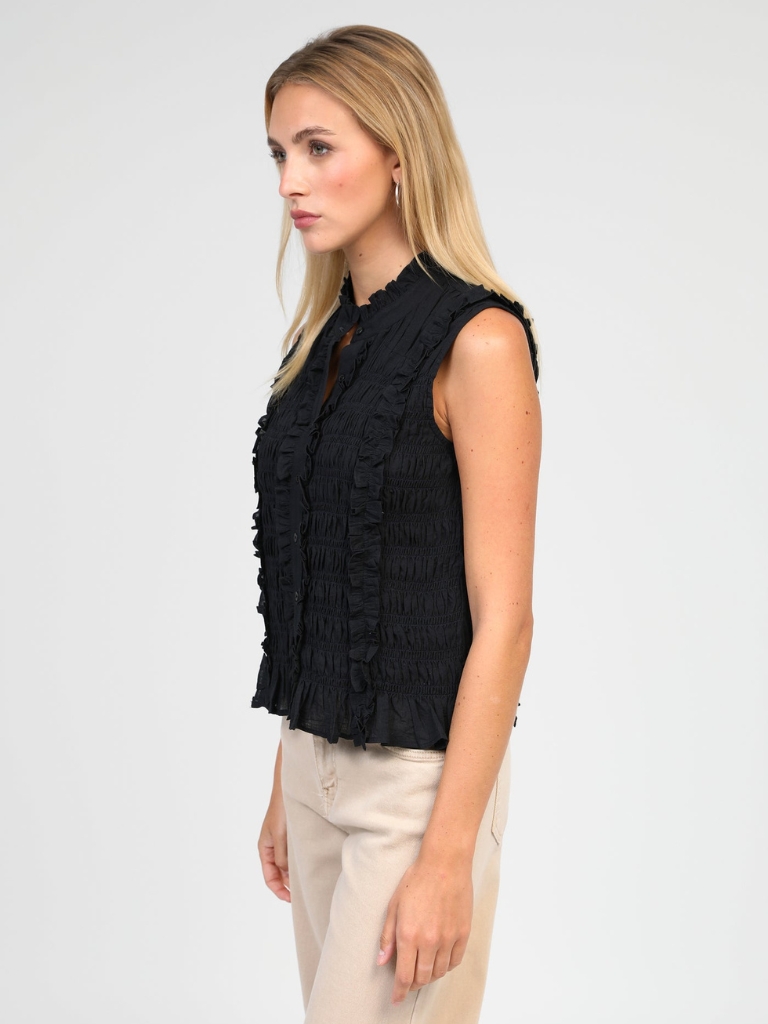 Bluse - Sloane, Noir – Bild 3