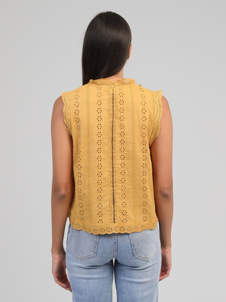 Bluse - Suzaya, Ocre – Bild 2