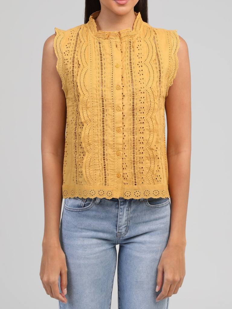Bluse - Suzaya, Ocre