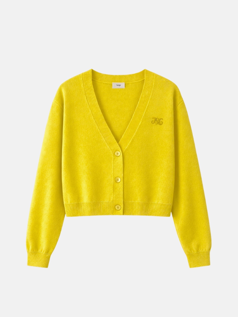 Cardigan - Nalidye, Jaune