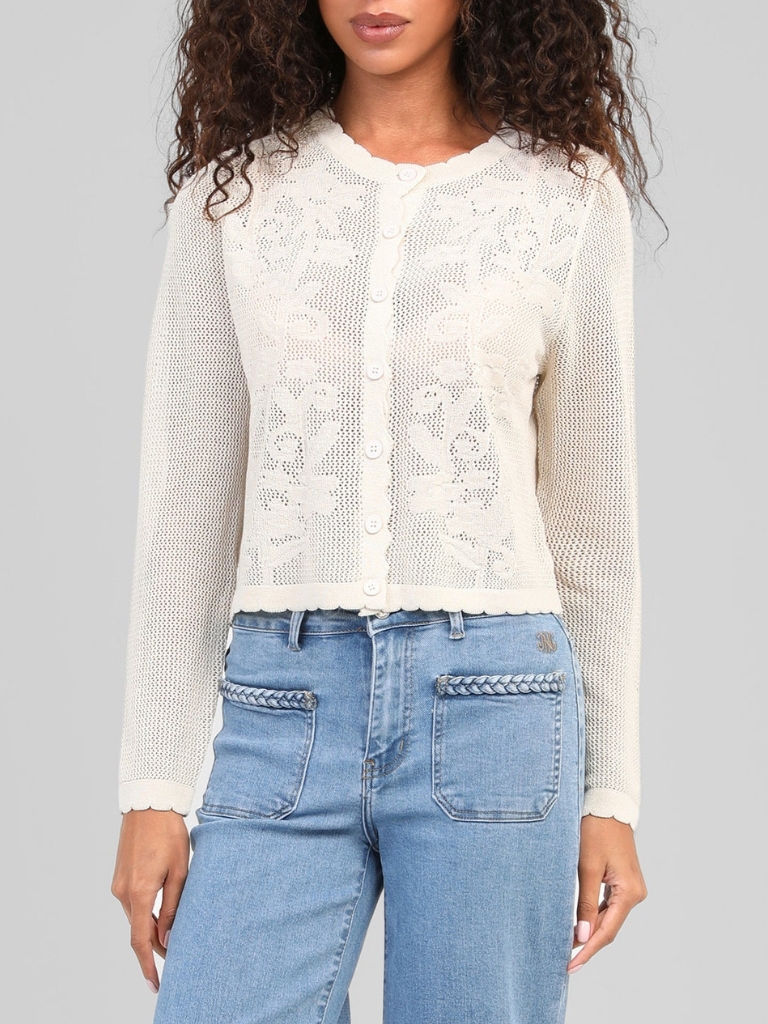 Cardigan - Nanita, Ecru