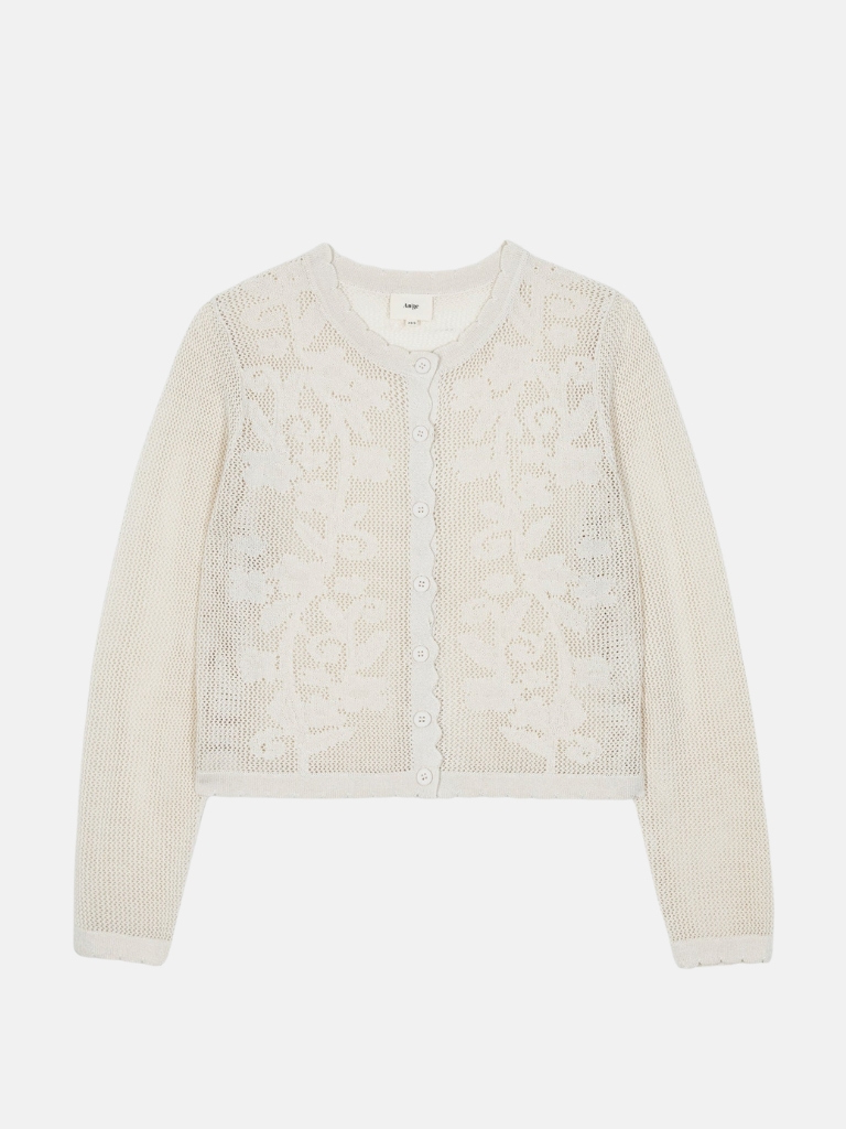 Cardigan - Nanita, Ecru – Bild 5