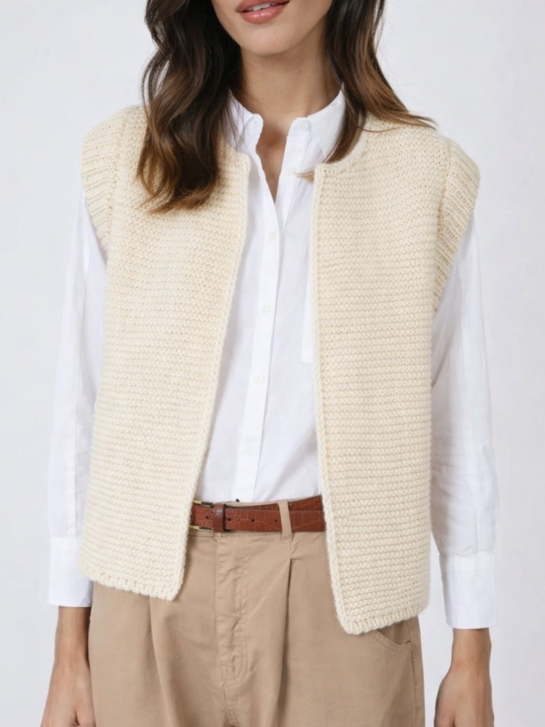 Gilet - Legringou, Vanille