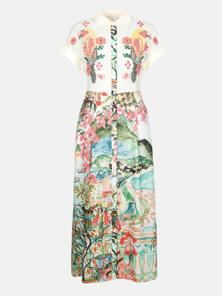 Kleid - Olenavie Long, Eden Ecru – Bild 5