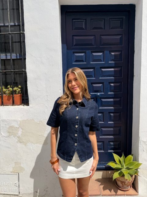 Alternative view of Shirt - Cecilia Denim, Dark Blue