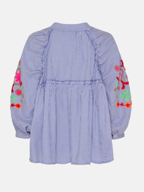 Alternative view of Bluse- MdcAleta, Blue Denim Stripe
