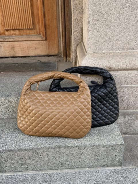Alternative view of Tasche - Rosa Quilt, Taupe