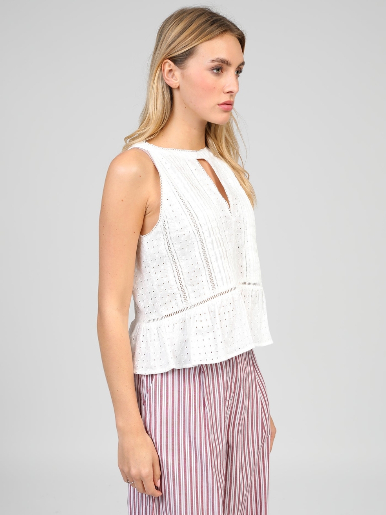 Top - Semina, Blanc – Bild 3