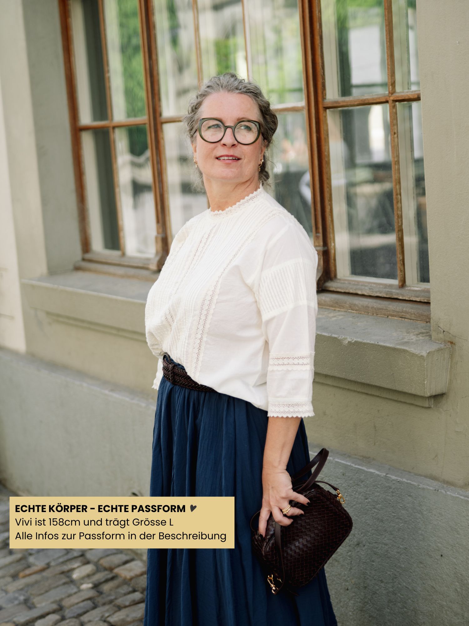 Bluse - Samilou, Ecru – Bild 4