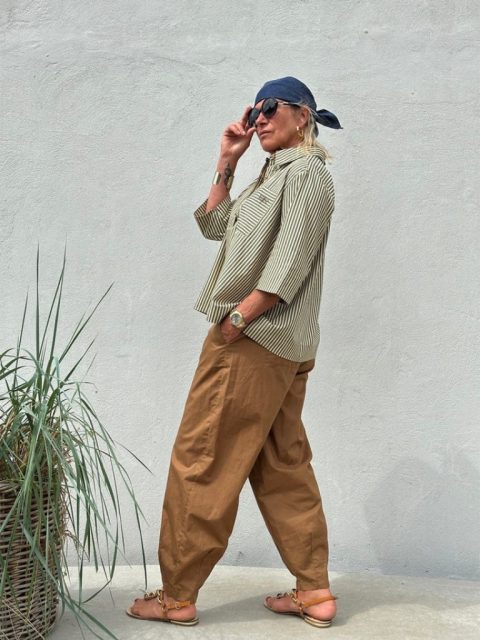 Barrel Hosen - Colorado Poplin Barrel, Camel