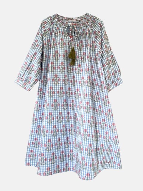 Alternative view of Kleid - Dress with Flowers, Baby Blue